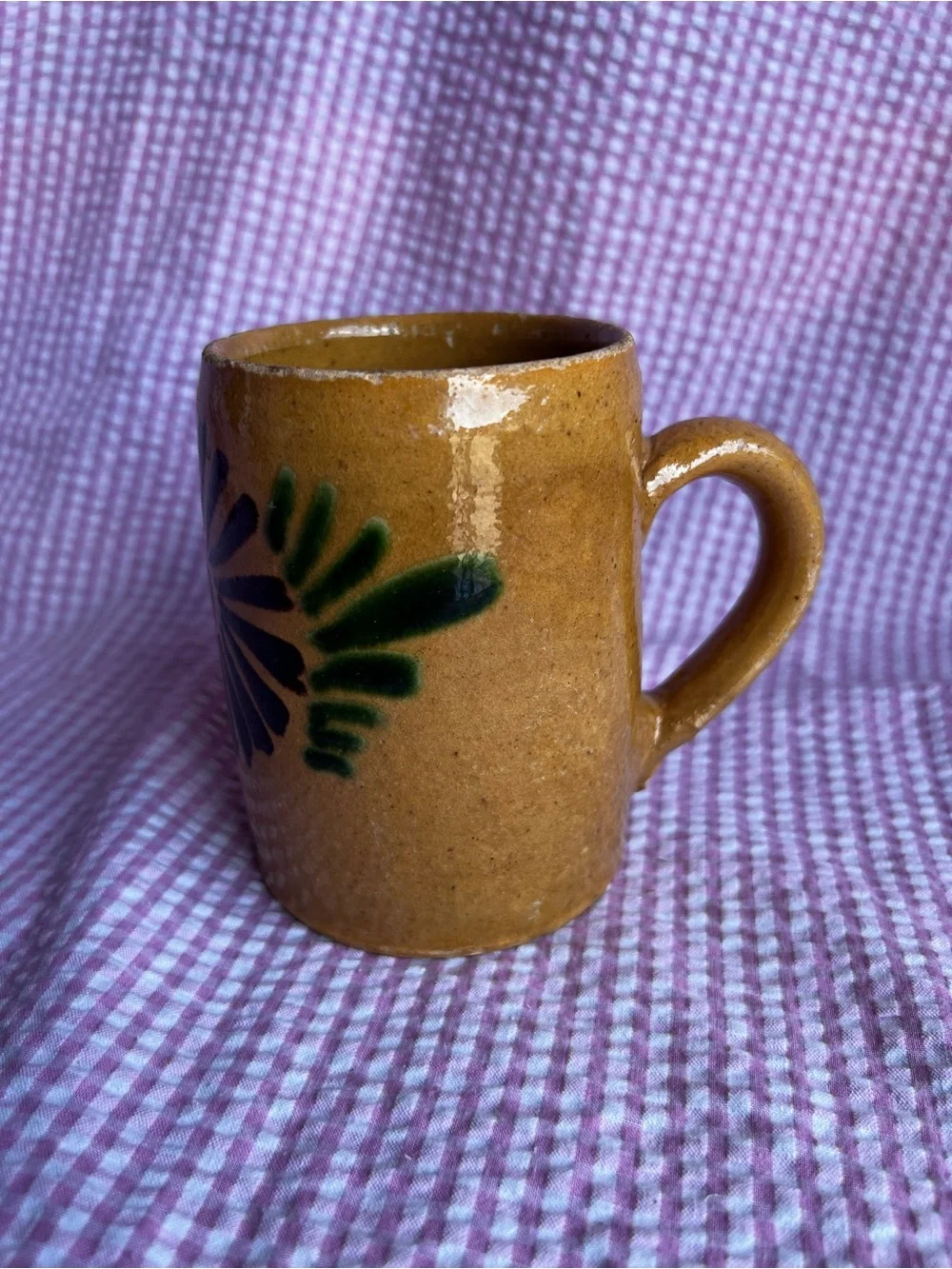 Handmade Yellow Floral Ceramic Mug
